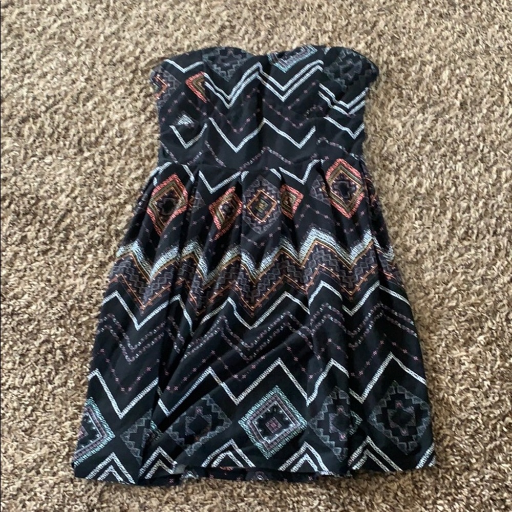 Summer strapless dress